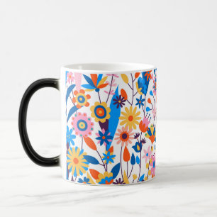 Exotic Multicolored Floral Background-32939 Magic Mug