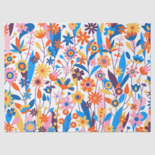 Exotic Multicolored Floral Background-32939 Tissue Paper
