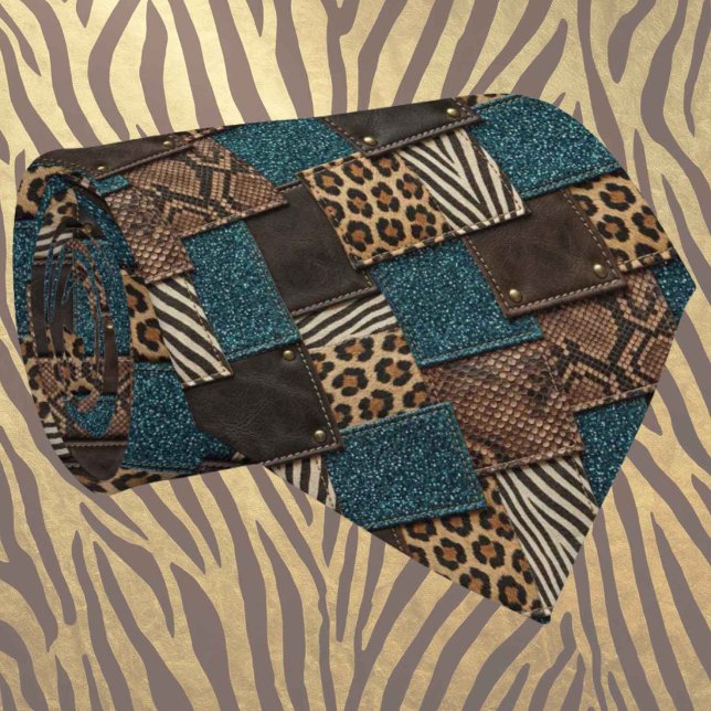 Exotic Neck Tie | Wild African Animal Pattern  (Creator Uploaded)