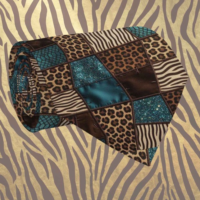 Exotic Neck Tie | Wild African Animal Pattern  (Creator Uploaded)