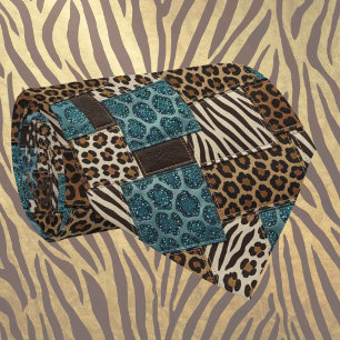 Exotic Neck Tie   Wild African Animal Pattern 