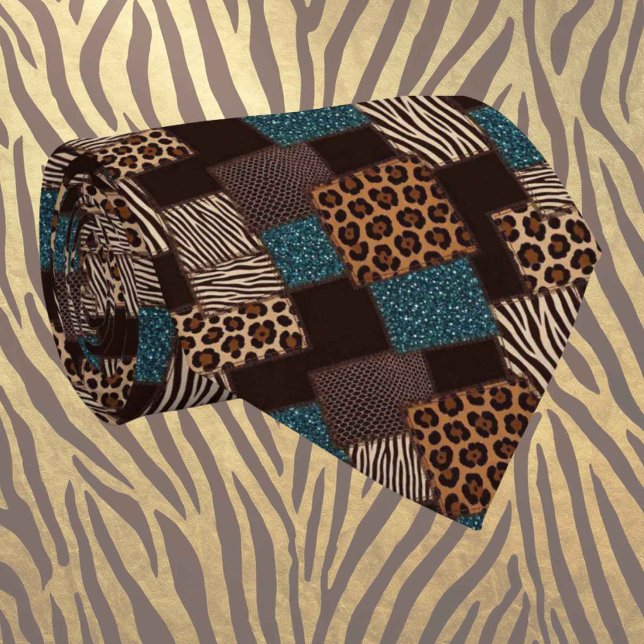 Exotic Neck Tie | Wild African Animal Pattern  (Creator Uploaded)