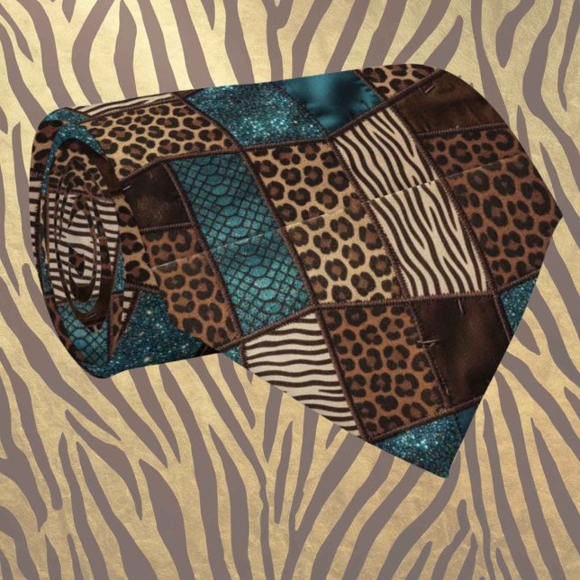Exotic Neck Tie | Wild African Animal Pattern  (Creator Uploaded)