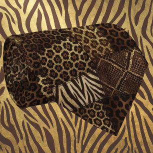 Exotic Neck Tie Wild African Animal Pattern
