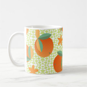 Exotic Orange Fruit: Tropical Vintage. Coffee Mug