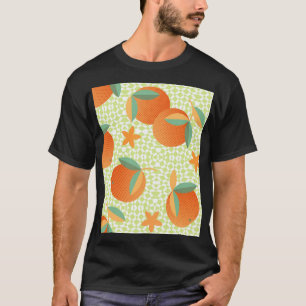 Exotic Orange Fruit: Tropical Vintage. T-Shirt