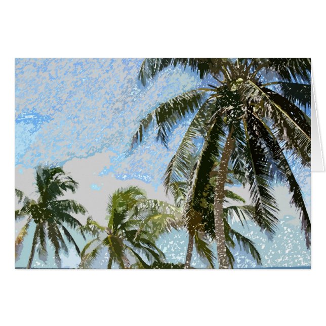 Exotic Palm Trees (Front Horizontal)