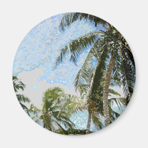 Exotic Palm Trees Magnet