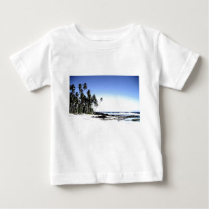 Exotic Palm Trees & Paradise Beach Baby T-Shirt