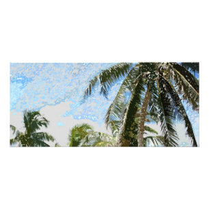 Exotic Palm Trees Rack Card