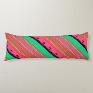 Exotic Palm Trees Swirl  Body Cushion