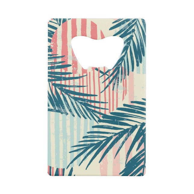 Exotic palms, hand-drawn textures (Front)