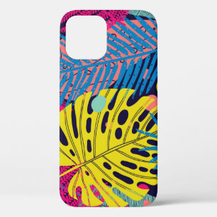 Exotic Palms: Vintage Floral Elegance iPhone 12 Case