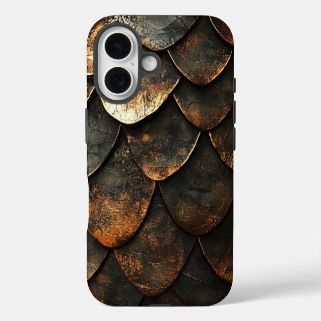 Exotic Pangolin Scale Phone Case (Back)