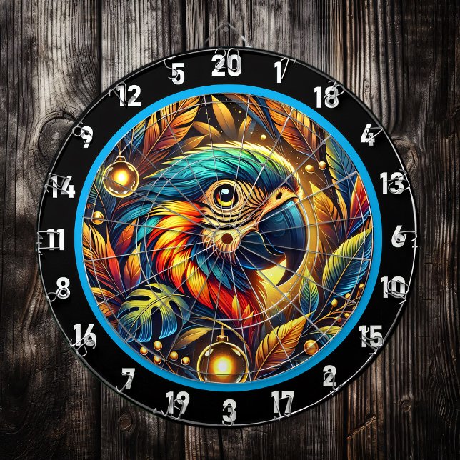 Exotic Parrot Dartboard for Vibrant Rooms (Creator Uploaded)