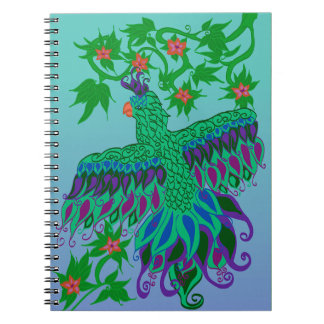 Exotic Parrot Spiral Notebook