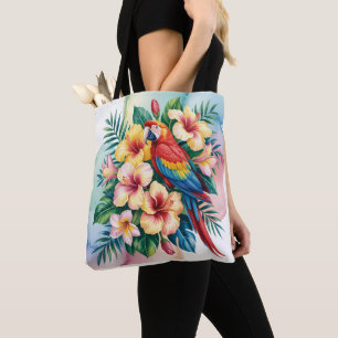 Exotic Parrot Tote Bag