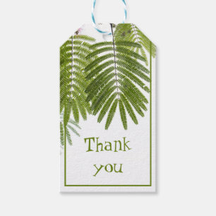 Exotic Persian Silk Tree foliage Gift Tags