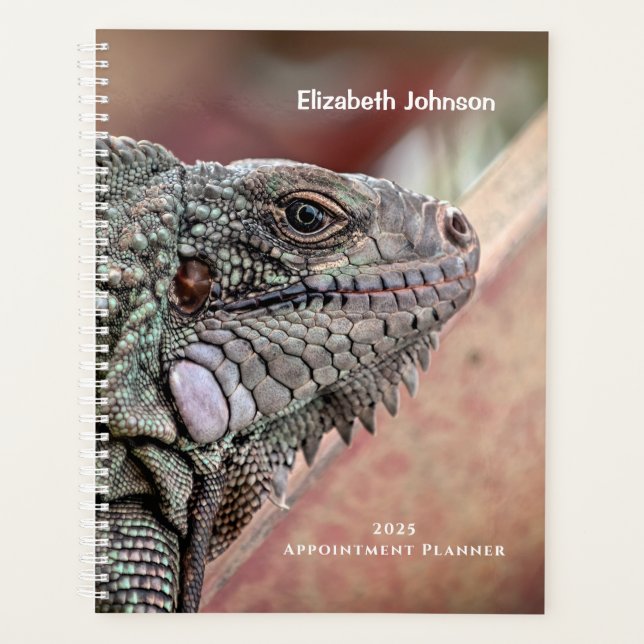 Exotic Pet Reptile Animal Caribbean USVI Planner (Front)