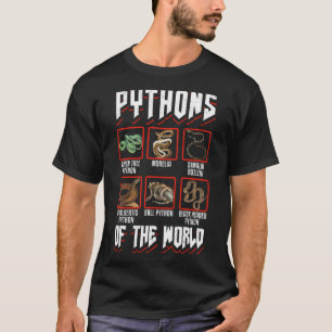 Exotic Pet Snake Reptile Ball Python Pythons Of Th T-Shirt