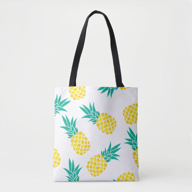 Exotic Pineapples: Yellow Delight. Tote Bag (Front)