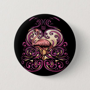 Exotic Pink 6 Cm Round Badge