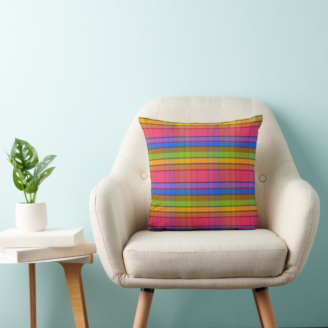 Exotic Plaid MT Cushion (Chair)