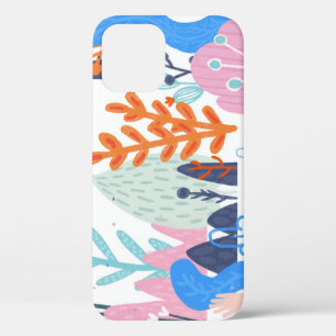 Exotic Plants: Bright Seamless Pattern iPhone 12 Case