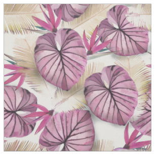 Exotic plants fabric