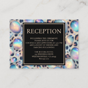 Exotic Posh Reception Details Enclosure Cards