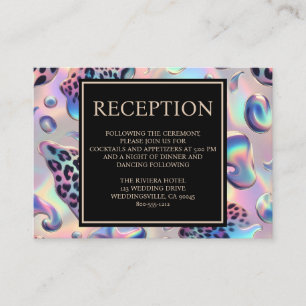 Exotic Posh Reception Details Enclosure Cards