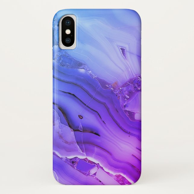 Exotic Purple Marble  Case-Mate iPhone Case (Back)