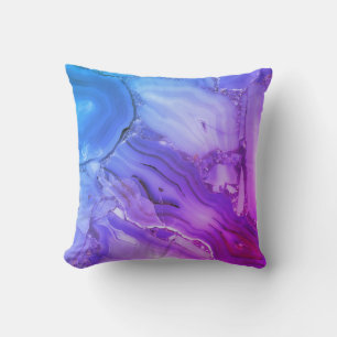 Exotic Purple Marble  Cushion