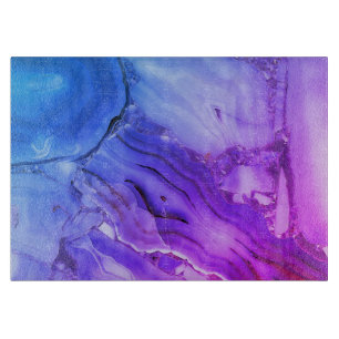Exotic Purple Marble Cutting Board