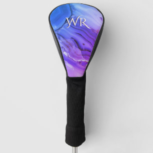 Exotic Purple Marble Golf Head Cover