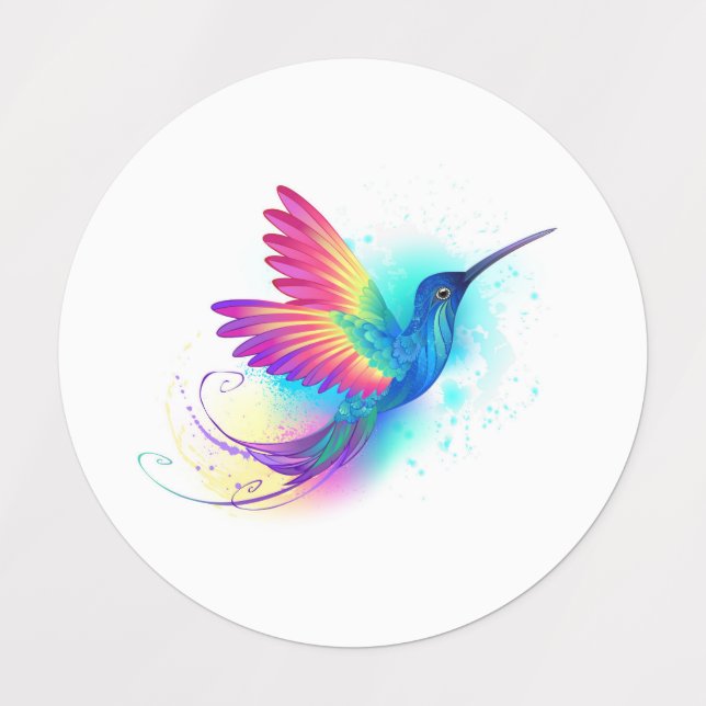Exotic Rainbow Hummingbird (Design 1)