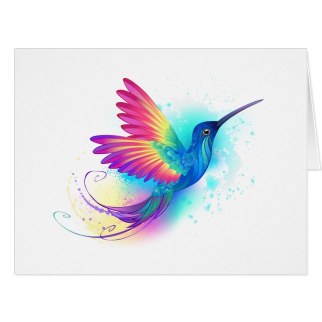 Exotic Rainbow Hummingbird (Front Horizontal)