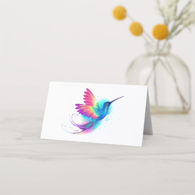 Exotic Rainbow Hummingbird Appointment Card (Front)