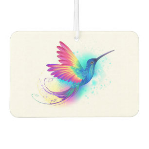 Exotic Rainbow Hummingbird Car Air Freshener