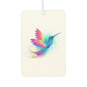 Exotic Rainbow Hummingbird Car Air Freshener