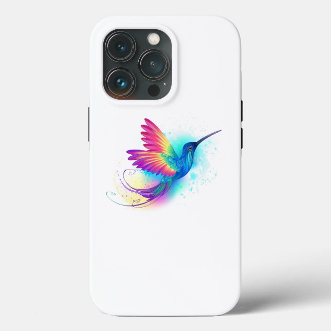 Exotic Rainbow Hummingbird Case-Mate iPhone Case (Back)
