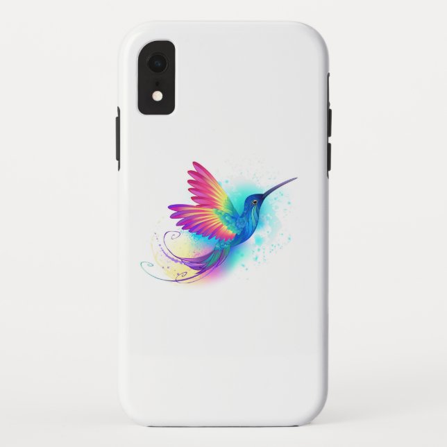 Exotic Rainbow Hummingbird Case-Mate iPhone Case (Back)