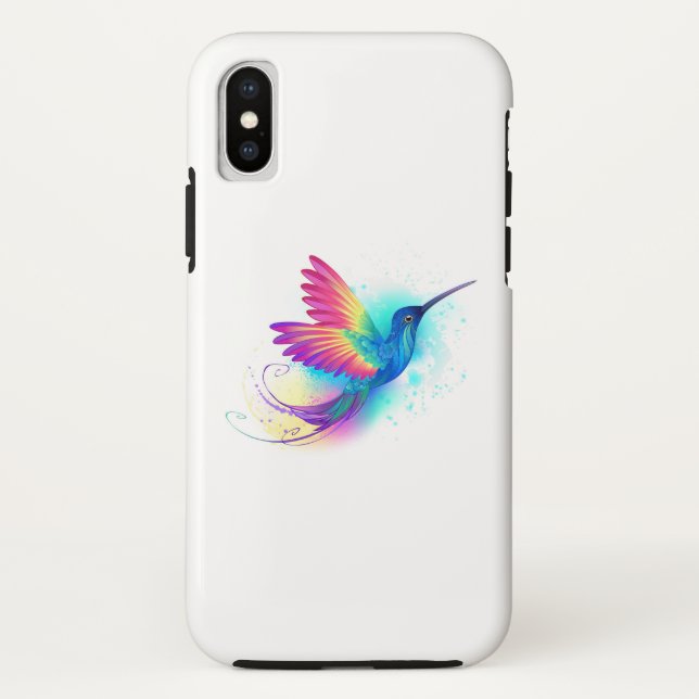 Exotic Rainbow Hummingbird Case-Mate iPhone Case (Back)