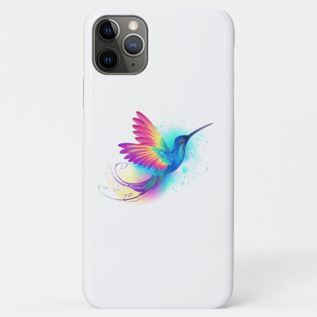 Exotic Rainbow Hummingbird Case-Mate iPhone Case (Back)