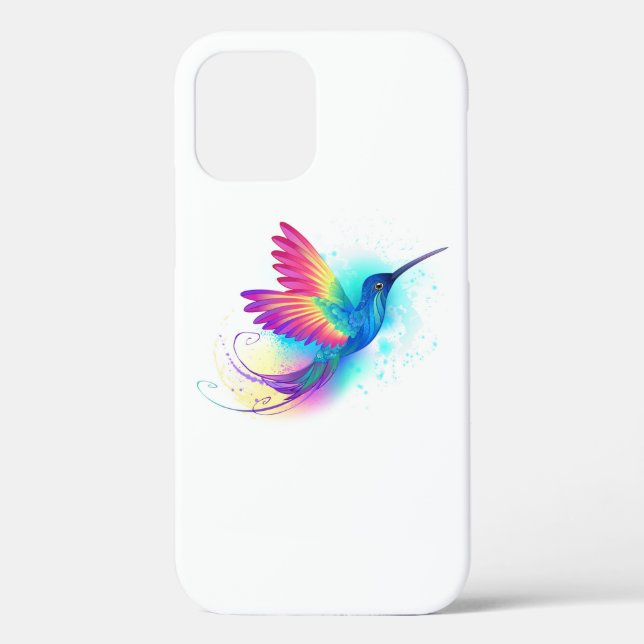 Exotic Rainbow Hummingbird Case-Mate iPhone Case (Back)