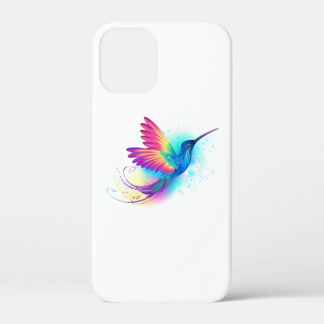 Exotic Rainbow Hummingbird Case-Mate iPhone Case (Back)