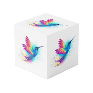 Exotic Rainbow Hummingbird Cube