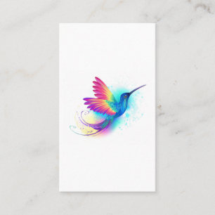 Exotic Rainbow Hummingbird Discount Card