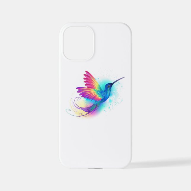 Exotic Rainbow Hummingbird iPhone Case (Back)