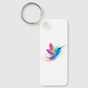 Exotic Rainbow Hummingbird Key Ring